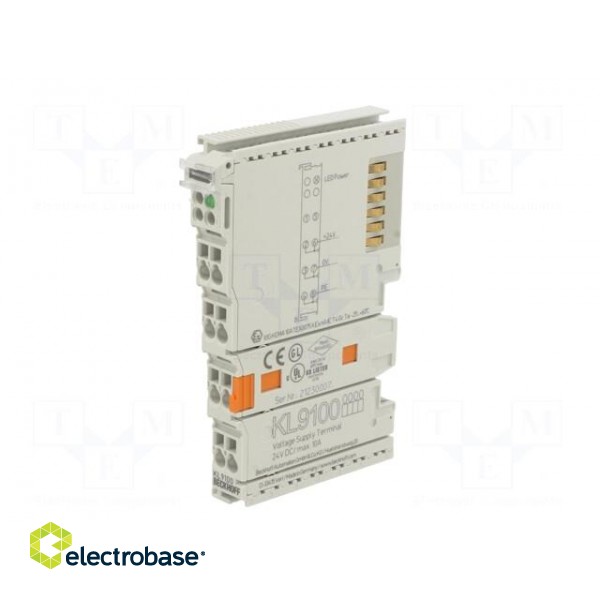 Mains | 24VDC | IP20 | 15x100x70mm | LED status indicator | -25÷60°C paveikslėlis 2
