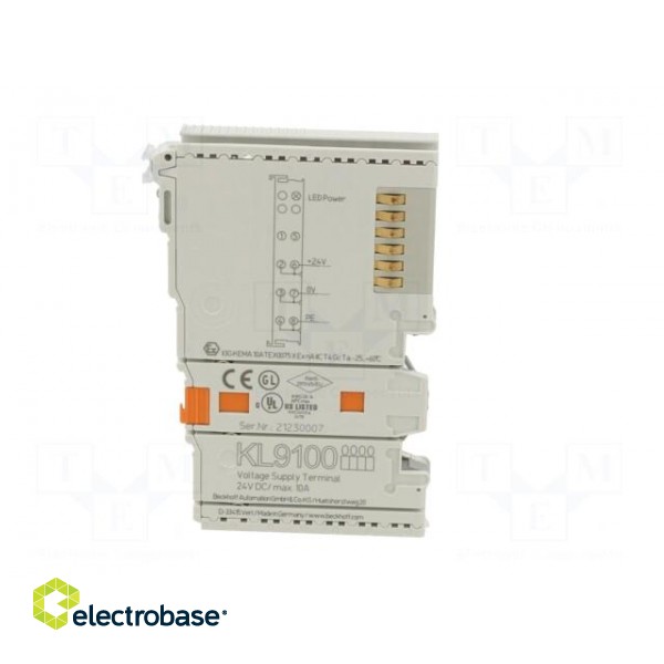 Mains | 24VDC | IP20 | 15x100x70mm | LED status indicator | -25÷60°C paveikslėlis 3