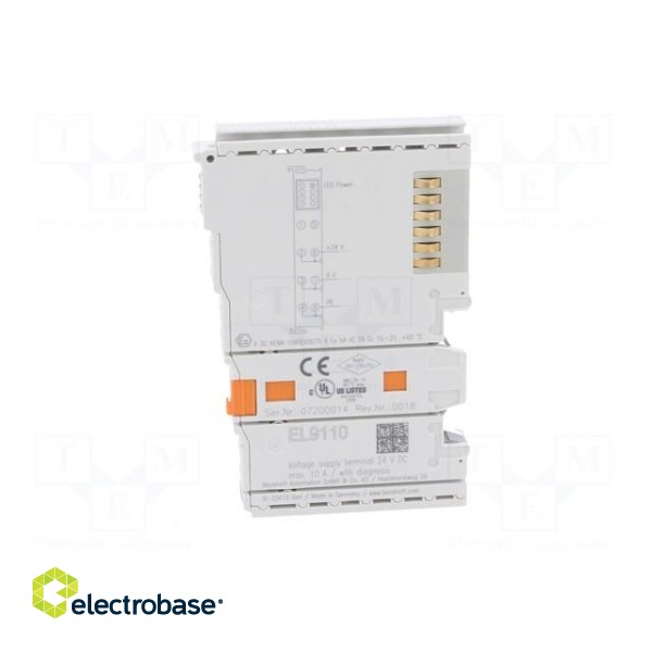 Mains | 24VDC | IP20 | EtherCAT | LED status indicator | -25÷60°C image 3