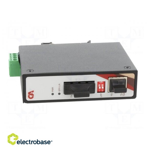 Media converter | GIGA ETHERNET/single-mode fiber | 12÷48VDC paveikslėlis 9