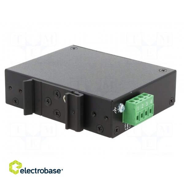 Media converter | GIGA ETHERNET/single-mode fiber | 12÷48VDC фото 6