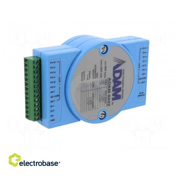 PID regulator | Number of ports: 1 | 10÷30VDC | RJ45 x1 | OUT: 4 | IN: 8 image 2