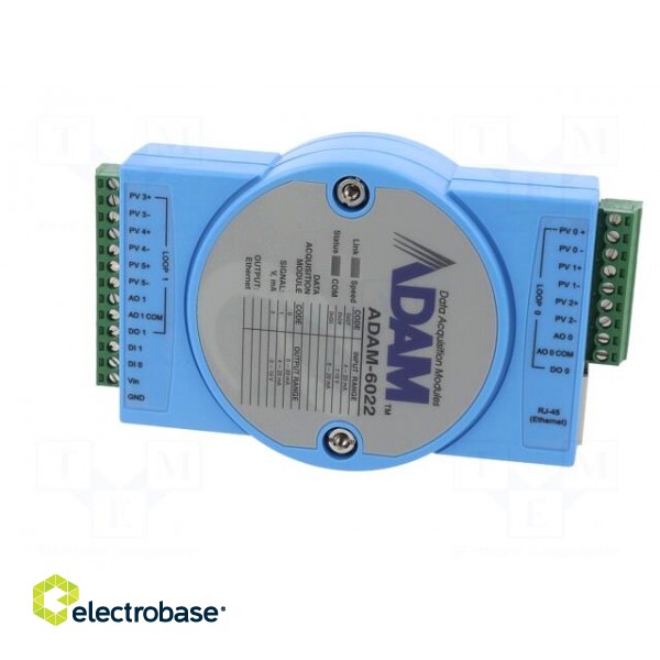 PID regulator | Number of ports: 1 | 10÷30VDC | RJ45 x1 | OUT: 4 | IN: 8 image 3
