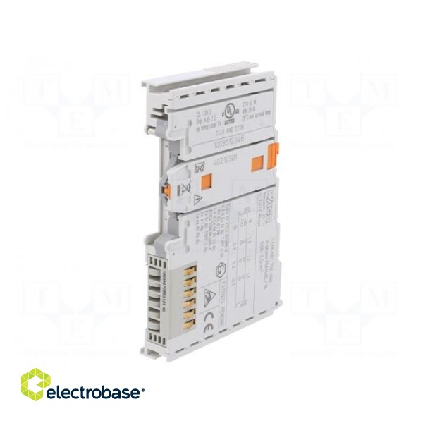 Power measurement terminal | for DIN rail mounting | IP20 | IN: 6 image 1