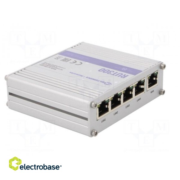 Router | Number of ports: 5 | 7÷30VDC | Ethernet,USB | RJ45 | IP20 | RUT фото 8
