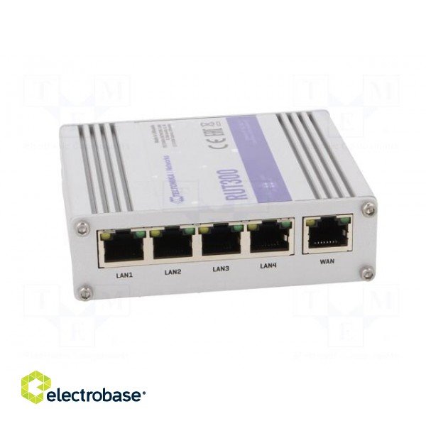 Router | Number of ports: 5 | 7÷30VDC | Ethernet,USB | RJ45 | IP20 | RUT фото 9