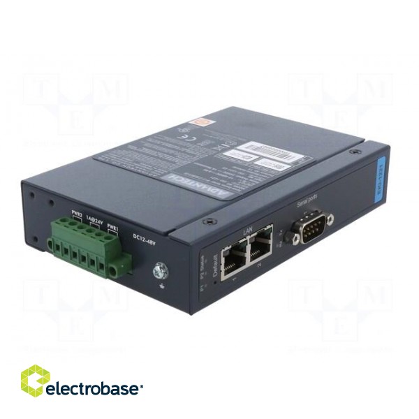 Serial device server | Number of ports: 3 | 12÷48VDC | RJ45 x2 | EKI image 8