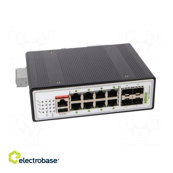Switch Ethernet | managed | Number of ports: 12 | 24÷57VDC | RJ45,SFP image 9