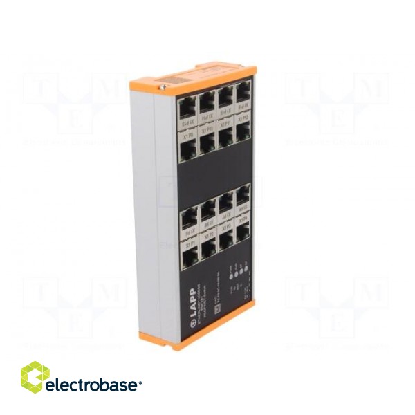 Switch Ethernet | managed | Number of ports: 16 | 18÷30VDC | RJ45 image 8