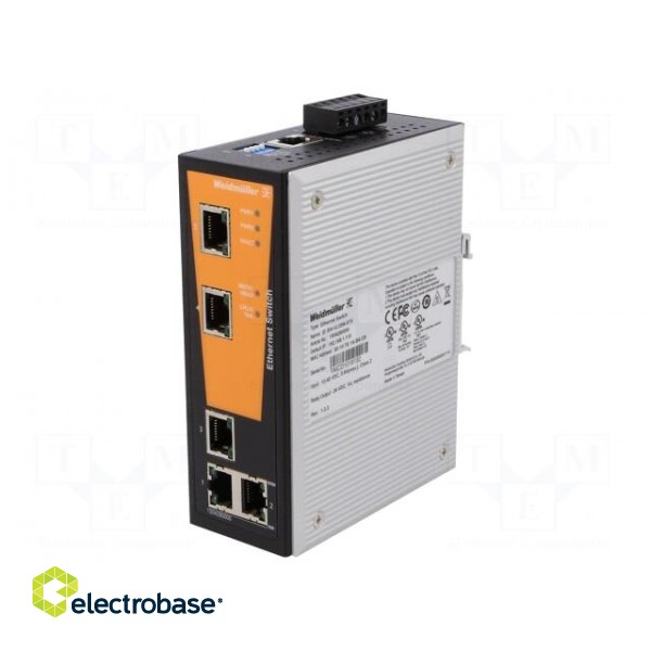Industrial module: switch Ethernet | managed | Number of ports: 5 image 1