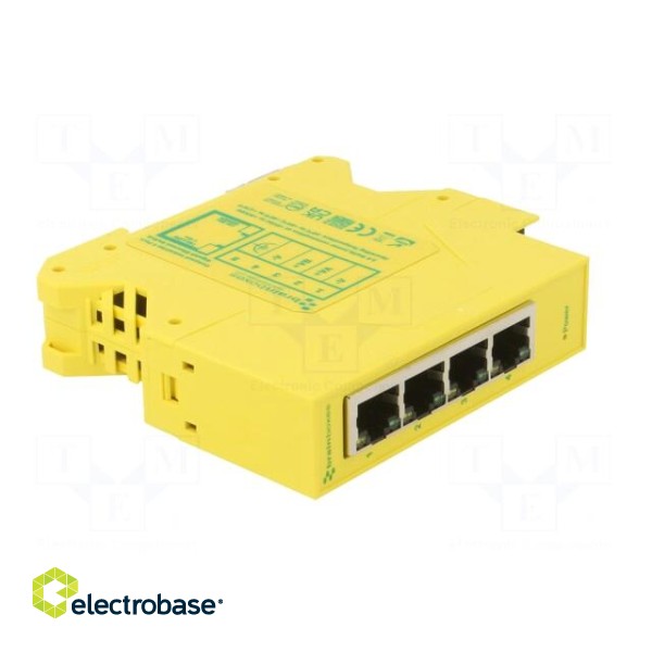 Switch Ethernet | unmanaged | Number of ports: 4 | 5÷30VDC | RJ45 фото 8