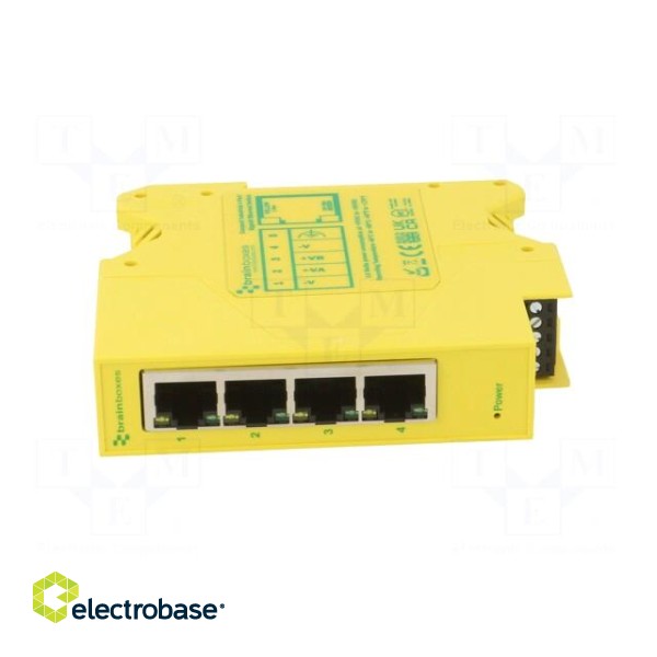 Switch Ethernet | unmanaged | Number of ports: 4 | 5÷30VDC | RJ45 image 9