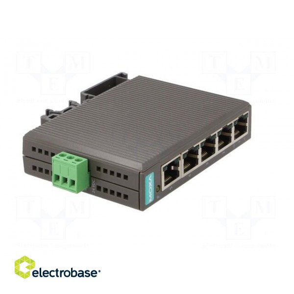 Switch Ethernet | unmanaged | Number of ports: 5 | 12÷48VDC | RJ45 image 8