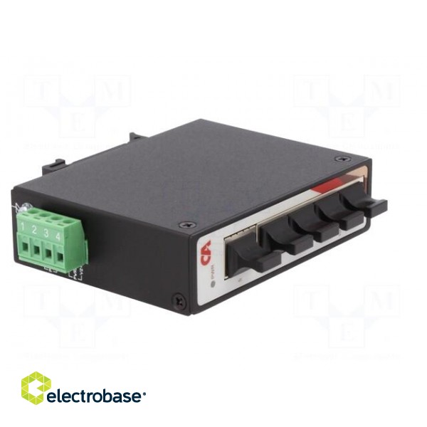 Industrial module: switch Ethernet | unmanaged | 12÷48VDC | RJ45 paveikslėlis 9