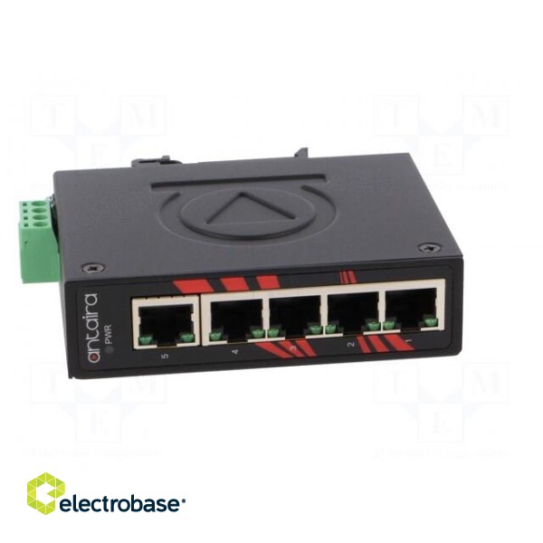 Industrial module: switch Ethernet | unmanaged | 12÷48VDC | RJ45 image 9