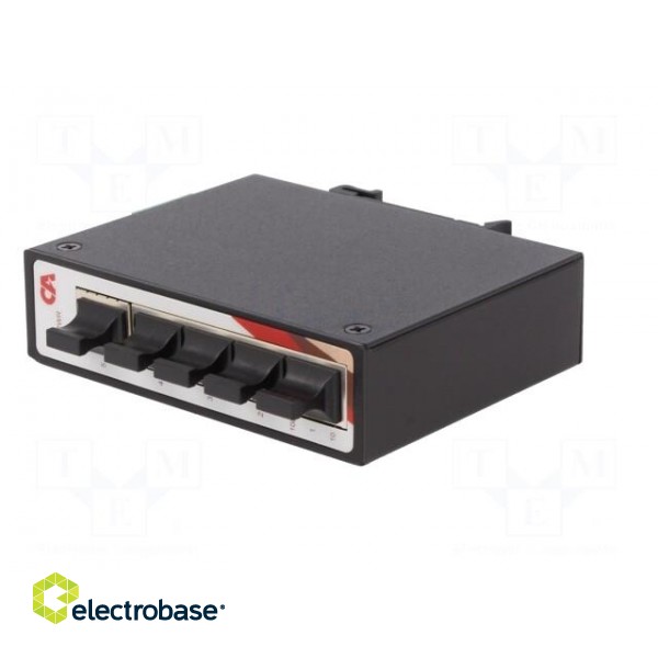 Industrial module: switch Ethernet | unmanaged | 12÷48VDC | RJ45 image 3