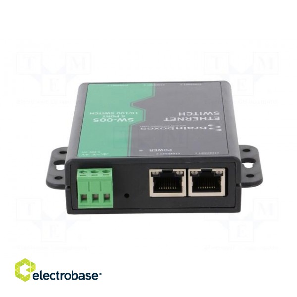 Industrial module: switch Ethernet | unmanaged | 5÷30VDC | RJ45 image 5