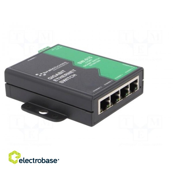 Industrial module: switch Ethernet | unmanaged | 5÷30VDC | RJ45 paveikslėlis 8