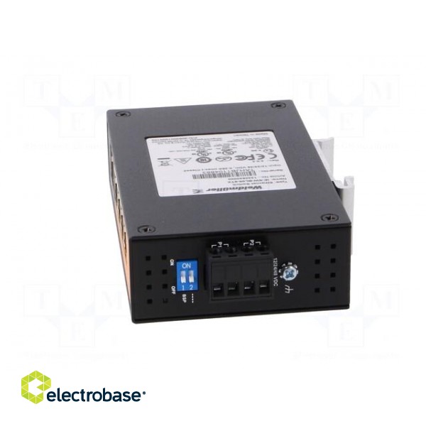 Industrial module: switch Ethernet | unmanaged | 9.6÷60VDC | RJ45 image 3