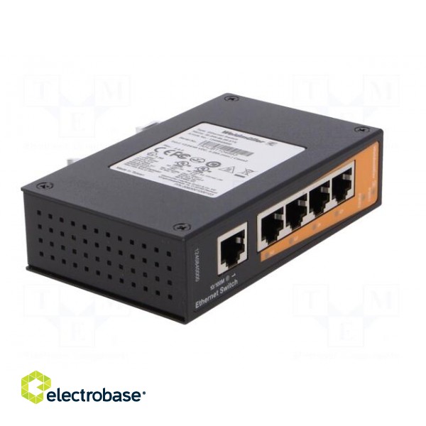 Industrial module: switch Ethernet | unmanaged | 9.6÷60VDC | RJ45 image 8