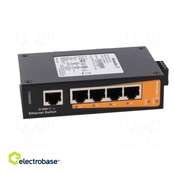 Industrial module: switch Ethernet | unmanaged | 9.6÷60VDC | RJ45 image 9