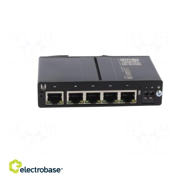 Switch Ethernet | unmanaged | Number of ports: 5 | 9÷30VDC | RJ45 image 9