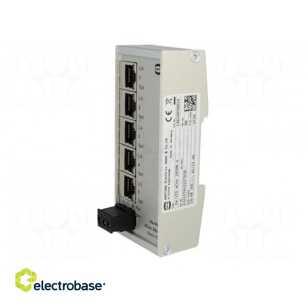 Switch Ethernet | unmanaged | Number of ports: 5 | 9÷60VDC | RJ45 image 4