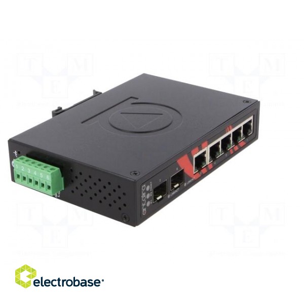 Industrial module: switch Ethernet | unmanaged | 12÷48VDC | RJ45 | 6W фото 10