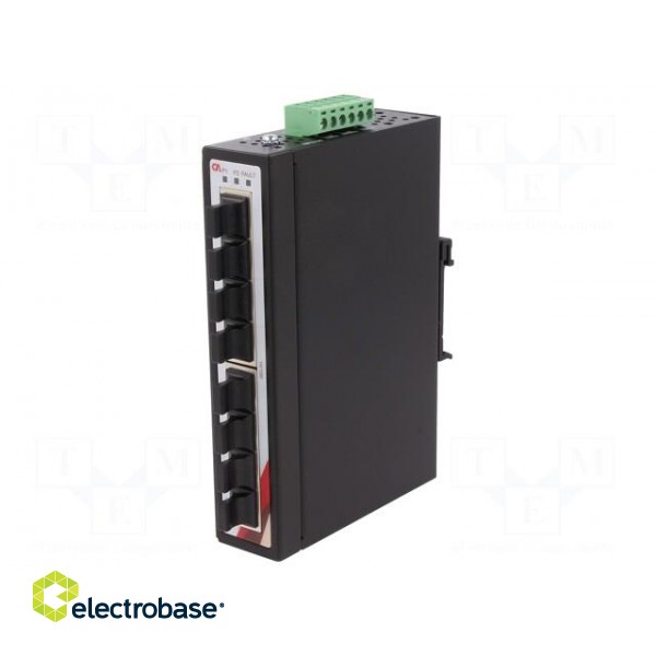 Industrial module: switch Ethernet | unmanaged | 12÷48VDC | RJ45 фото 1