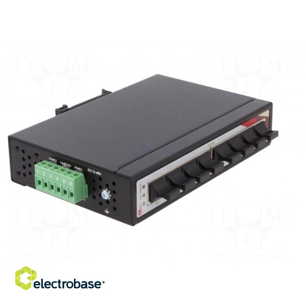 Industrial module: switch Ethernet | unmanaged | 12÷48VDC | RJ45 фото 9