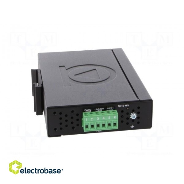 Industrial module: switch Ethernet | unmanaged | 12÷48VDC | RJ45 | 5W image 7