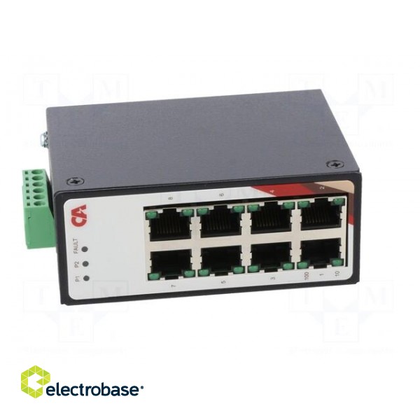 Industrial module: switch Ethernet | unmanaged | 12÷48VDC | RJ45 фото 9