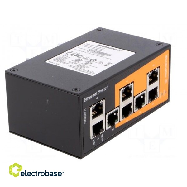 Industrial module: switch Ethernet | unmanaged | 9.6÷60VDC | RJ45 фото 8