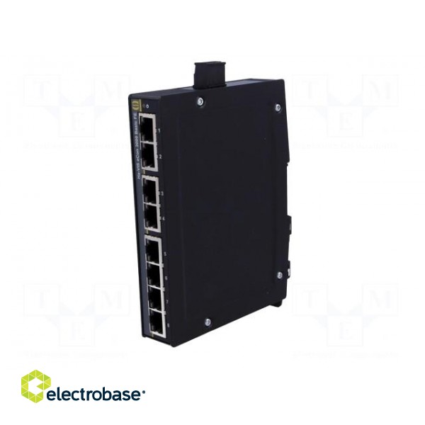 Industrial module: switch Ethernet | unmanaged | 9÷60VDC | RJ45 paveikslėlis 2
