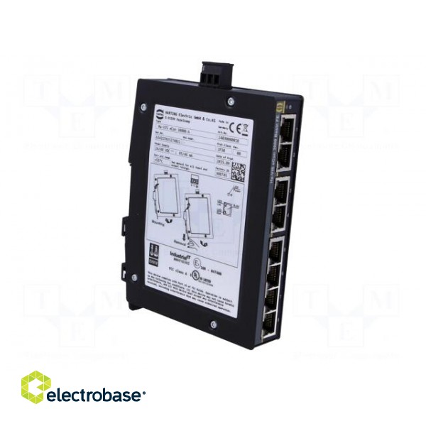 Industrial module: switch Ethernet | unmanaged | 9÷60VDC | RJ45 image 8