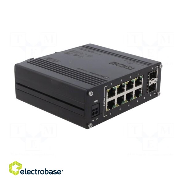 Switch PoE Ethernet | managed | Number of ports: 10 | 7÷57VDC | IP30 фото 8
