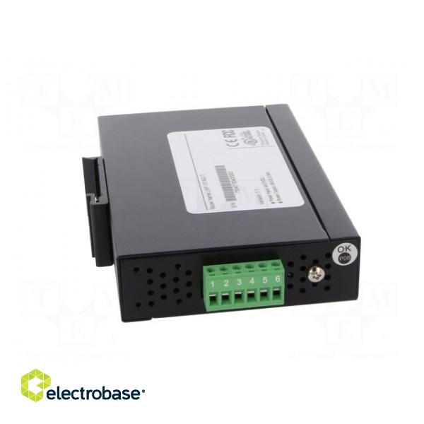Industrial module: switch PoE Ethernet | unmanaged | 44÷57VDC paveikslėlis 9