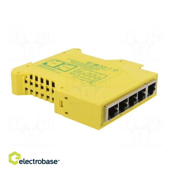 Switch Ethernet | unmanaged | Number of ports: 5 | 44÷57VDC | RJ45 фото 8