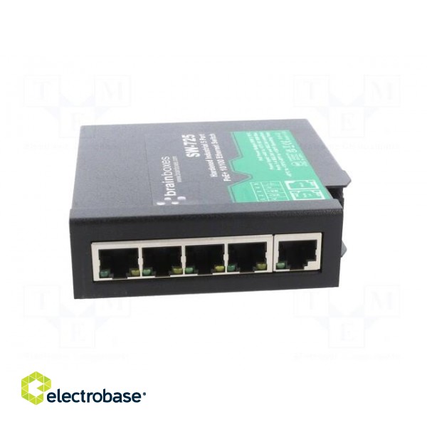 Switch Ethernet | unmanaged | Number of ports: 5 | 44÷57VDC | RJ45 image 9