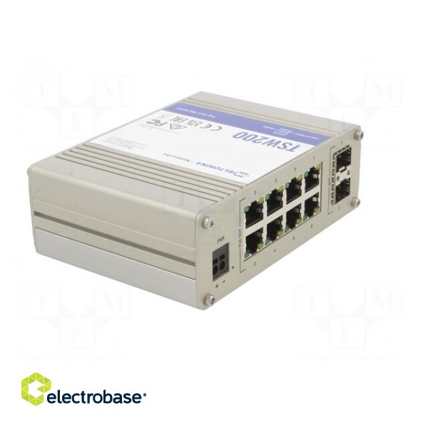 Switch PoE Ethernet | unmanaged | Number of ports: 8 | 7÷57VDC | RJ45 image 8