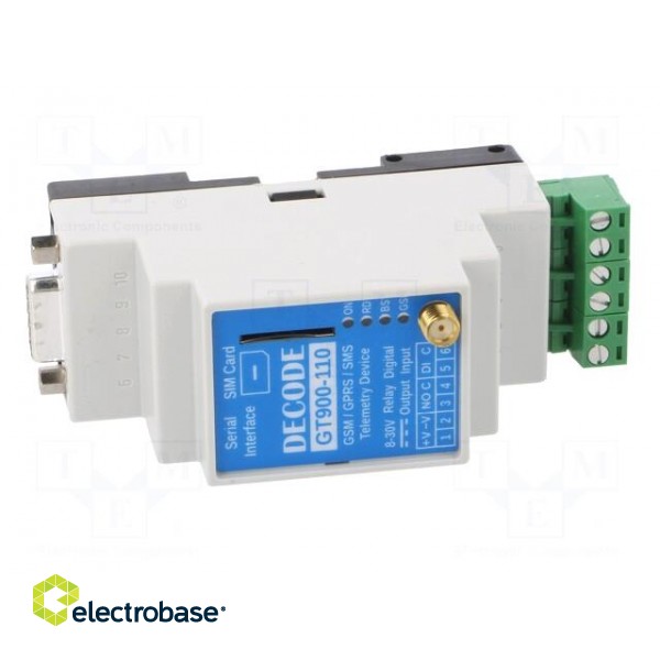 Telemetry | GSM/GPRS | Usup: 8÷30VDC | for DIN rail mounting | IP40 фото 9