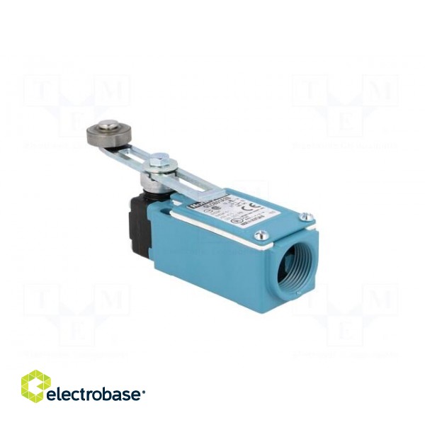 Limit switch | adjustable lever R 34-79mm, metal roller Ø19mm image 4