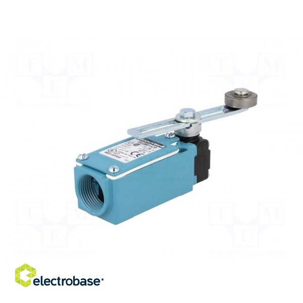 Limit switch | adjustable lever R 34-79mm, metal roller Ø19mm image 6