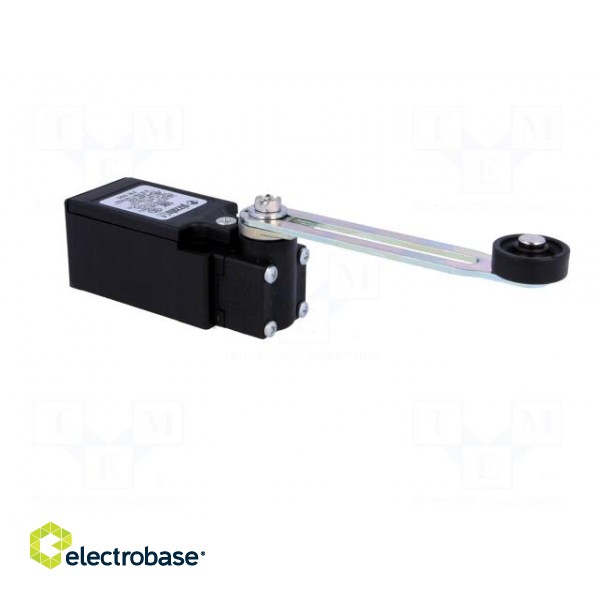 Limit switch | adjustable lever R 53-112mm, roll Ø20mm | NO + NC image 8