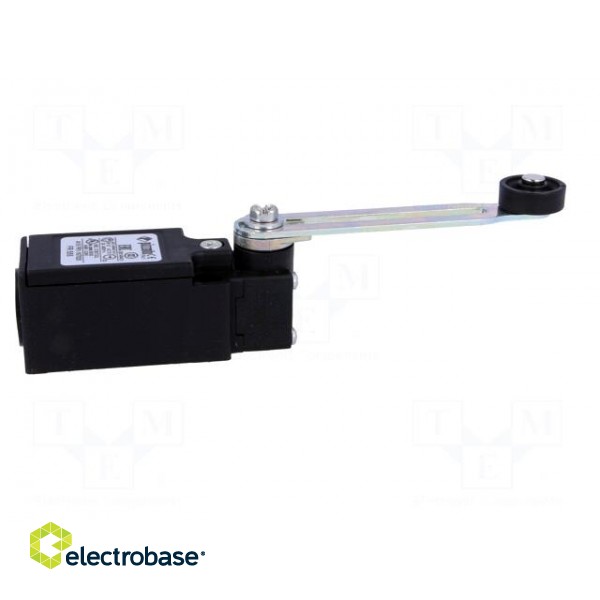 Limit switch | adjustable lever R 53-112mm, roll Ø20mm | NO + NC image 7