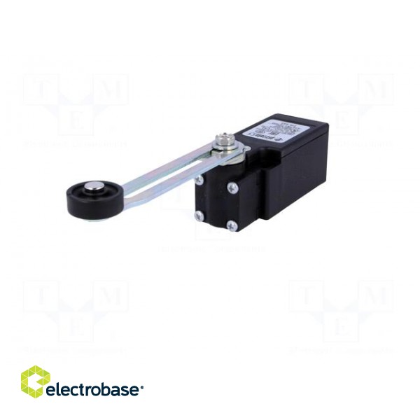 Limit switch | adjustable lever R 53-112mm, roll Ø20mm | NO + NC image 2