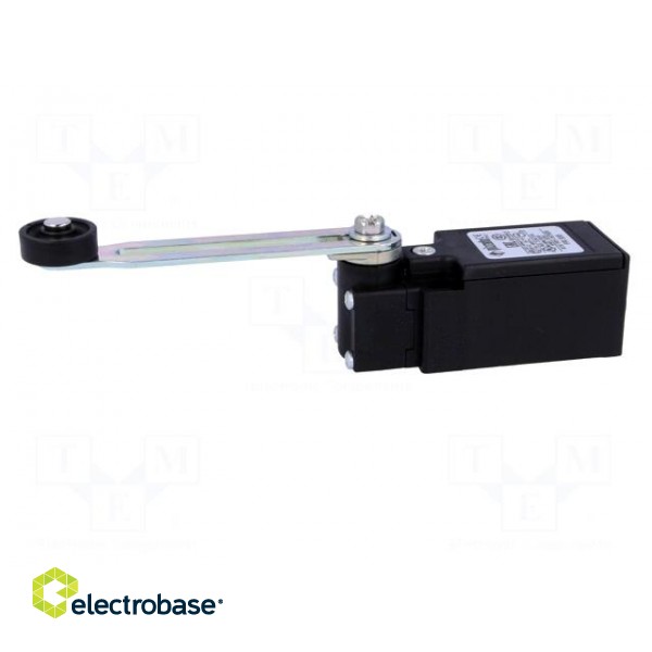 Limit switch | adjustable lever R 53-112mm, roll Ø20mm | NO + NC image 3