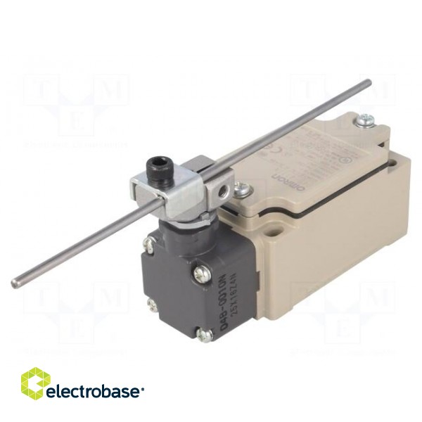 Limit switch | adjustable plunger, max length 145mm | NO + NC image 1