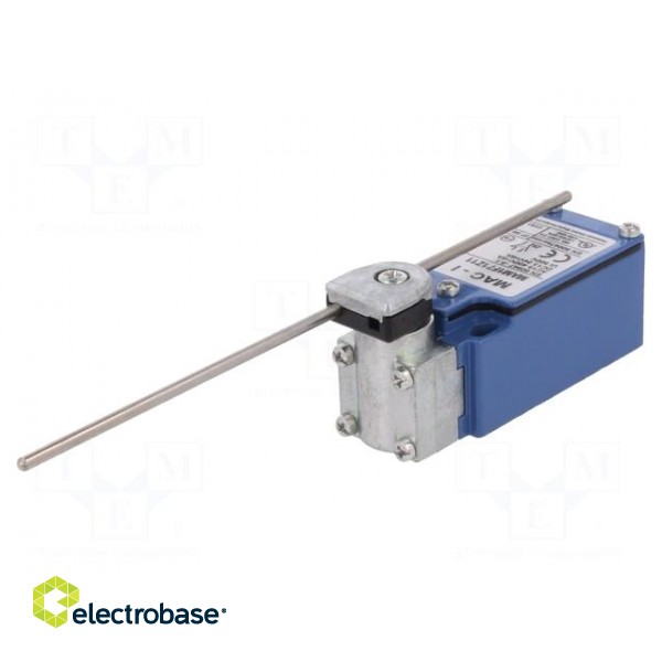Limit switch | adjustable plunger, max length 170mm | NO + NC image 1