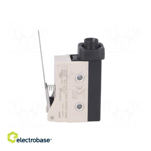 Limit switch | angled lever | SPDT | 10A | max.250VAC | IP67 | -10÷80°C image 3